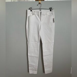 Old Navy Pixie Mid Rise White Skinny Pants